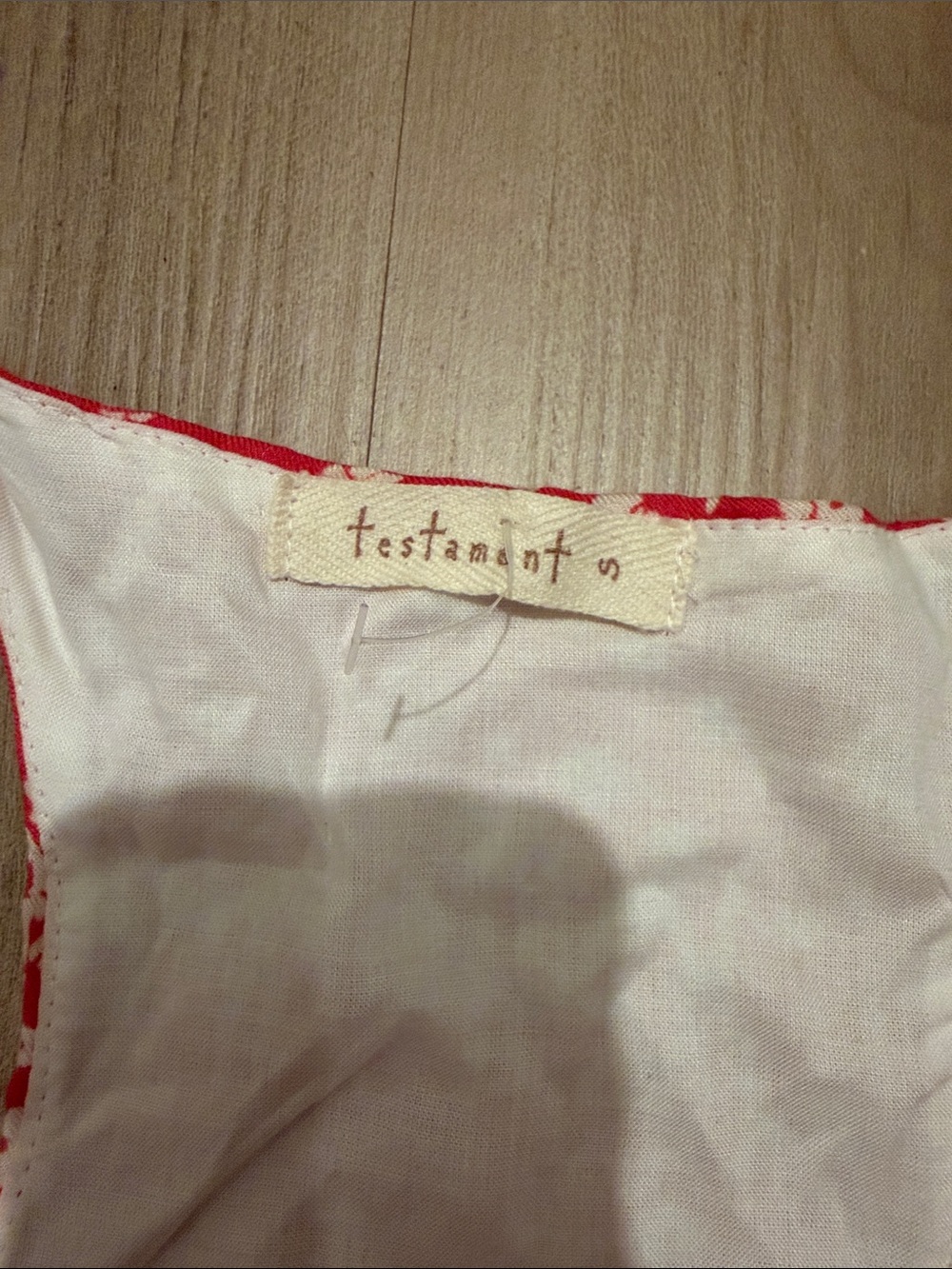 Red Floral Ruffle Summer Dress - Picture 2 of 2